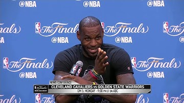 LeBron James reaction on Klay Thompson saying "I guess he got his feelings hurt"