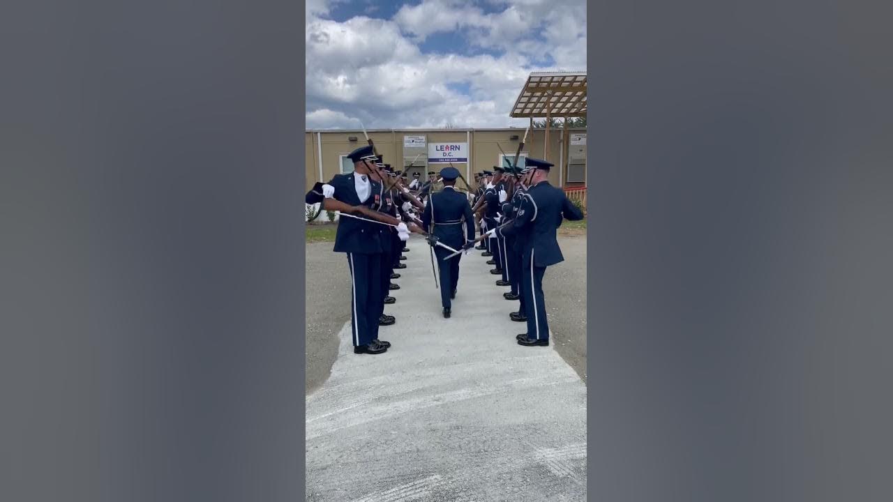 Air Force Honor Guard Drill Team Walk Thru