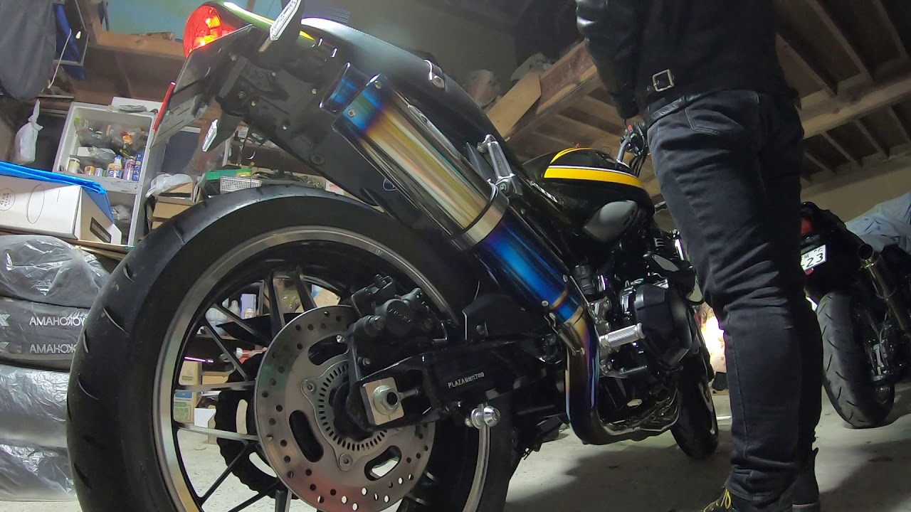 Z900RS】KｰFACTORY fullexhaust sound!!!! - YouTube