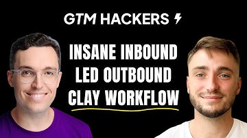 He builds the best inbound-led outbound playbooks using Clay to generate a constant flow of pipeline