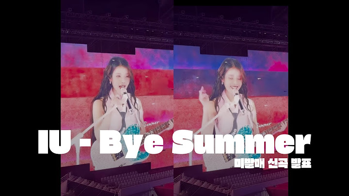 240921 아이유 바이썸머(Bye Summer)직캠 Vocal up loud | IU HEREH WORLD TOUR CONCERT ENCORE :THE WINNING