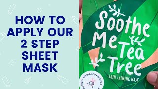 How To Use 2-Step Sheet Mask Facetory