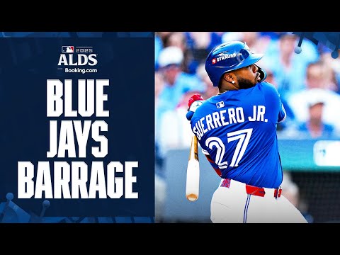 BIG INNING! 🤯 Blue Jays strike for three more runs in the bottom of the 3rd inning! 💪