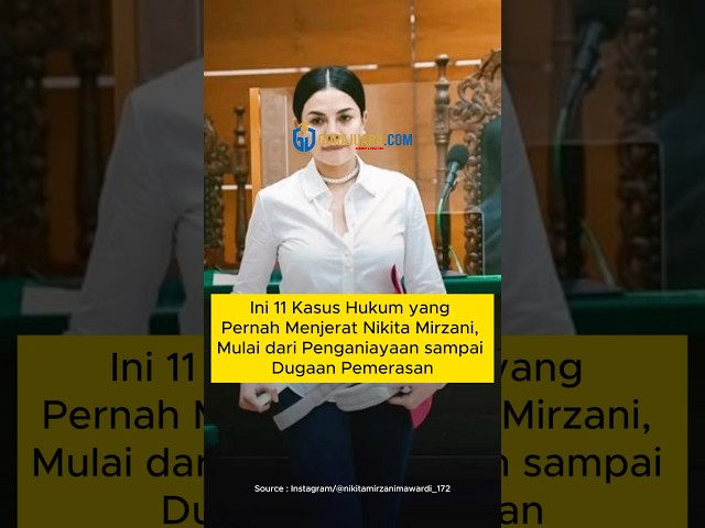 Ini 11 Kasus Hukum yang Pernah Menjerat Nikita Mirzani