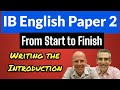 IB English Paper 2 Introduction Quiz