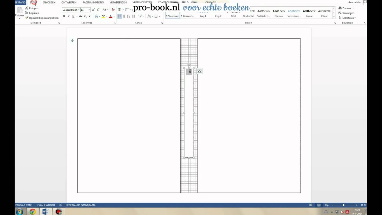 Graden Celsius neef Scherm Boek opmaken in Word: 5. Omslag opmaken - YouTube