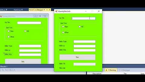 Phần mềm Quan Ly Hoc Sinh C#.NET