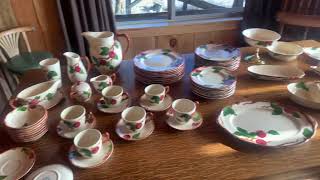 Famous Franciscan Apple Dish set Wealth