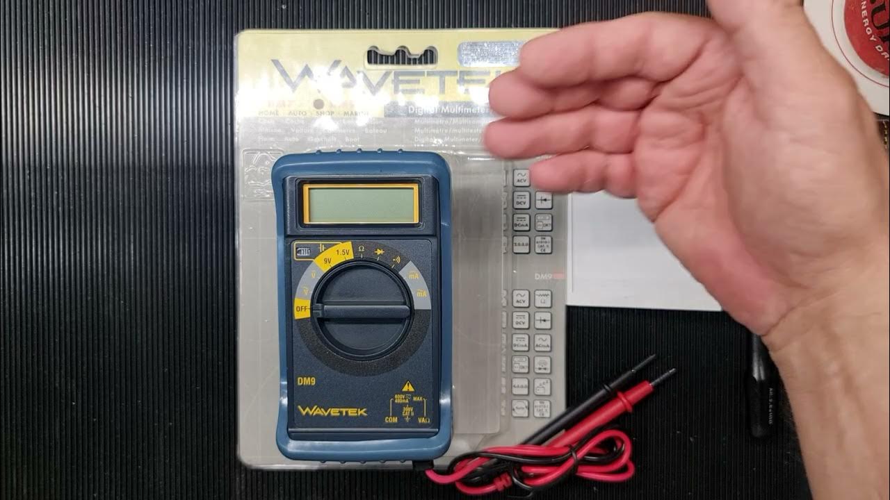 DIGITAL MULTIMETER// MULTITESTER WAVETEK DM9 REVICION YouTube