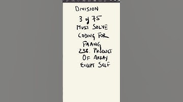 LeetCode 238 — Product of Array Except Self Leetcode 238