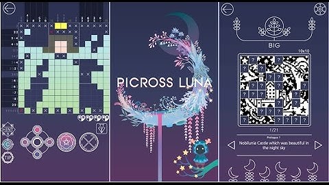 Picross Luna - a beautiful game app
