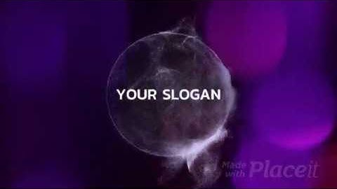 Intro Maker for a Logo Reveal with Spinning Particles Animation