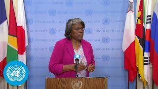 The U.s. On Sudan - Media Stakeout | Security Council | United Nations