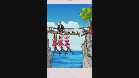 tricky twist level 60 Help the girls escape