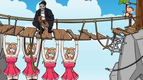 tricky twist level 60 Help the girls escape