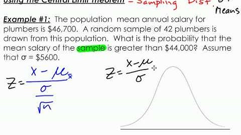 Finding Probability of a Sampling Distribution of Means Example 1