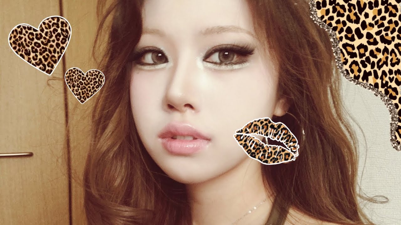 韓国人の平成スモーキーギャルメイク挑戦..笑