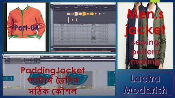 How to make a jacket pattern part-04 II bomber jacket dafting  #lectra_patten #patterntips  #hot
