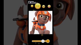 Emoji challenge Zuma from paw patrol /  Эмоджи челлендж Зума щенячий патруль