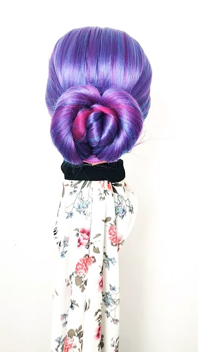 #hairstyle#hair#longhair#bun#hack#viral#tutorial#hairtok#hairgoals