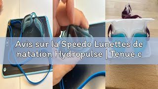 Avis sur la Speedo Lunettes de natation Hydropulse | Tenue confortable | Design ajustable | Antibuée