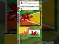 Dragons From The Flags Of Wales And Bhutan Unite 