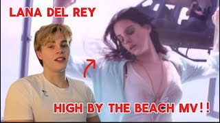 HIGH BY THE BEACH - LANA DEL REY music video reaction!!