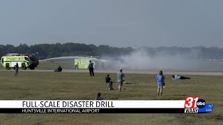 Huntsville airport preps for disaster with plane crash drill