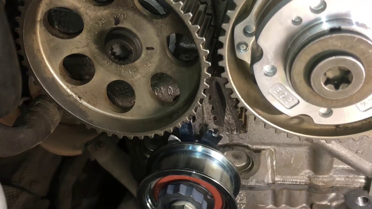 (LİFEHACK) ЛАЙФХАК УСТАНОВКА РЕМЕНЬ ГРМ БЕЗ ФИКСАТОРА ШКОДА ОКТАВИА