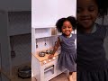 Watch her reaction to finally getting to see her new kitchen 😻