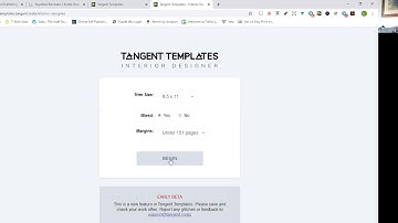 Walk through of KDP Tool Tangent Templates