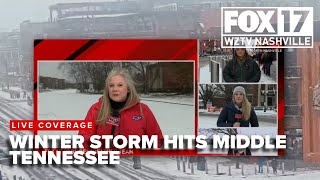 Winter Storm Coverage in Middle Tennessee, Code Red Forecast