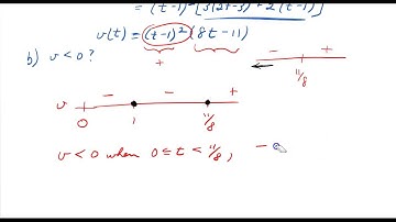 AP Calculus - 1990 BC1 NC Particle Motion FRQ Problem