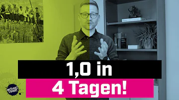 Wie lernen ich in 4 Tagen für Klausur?