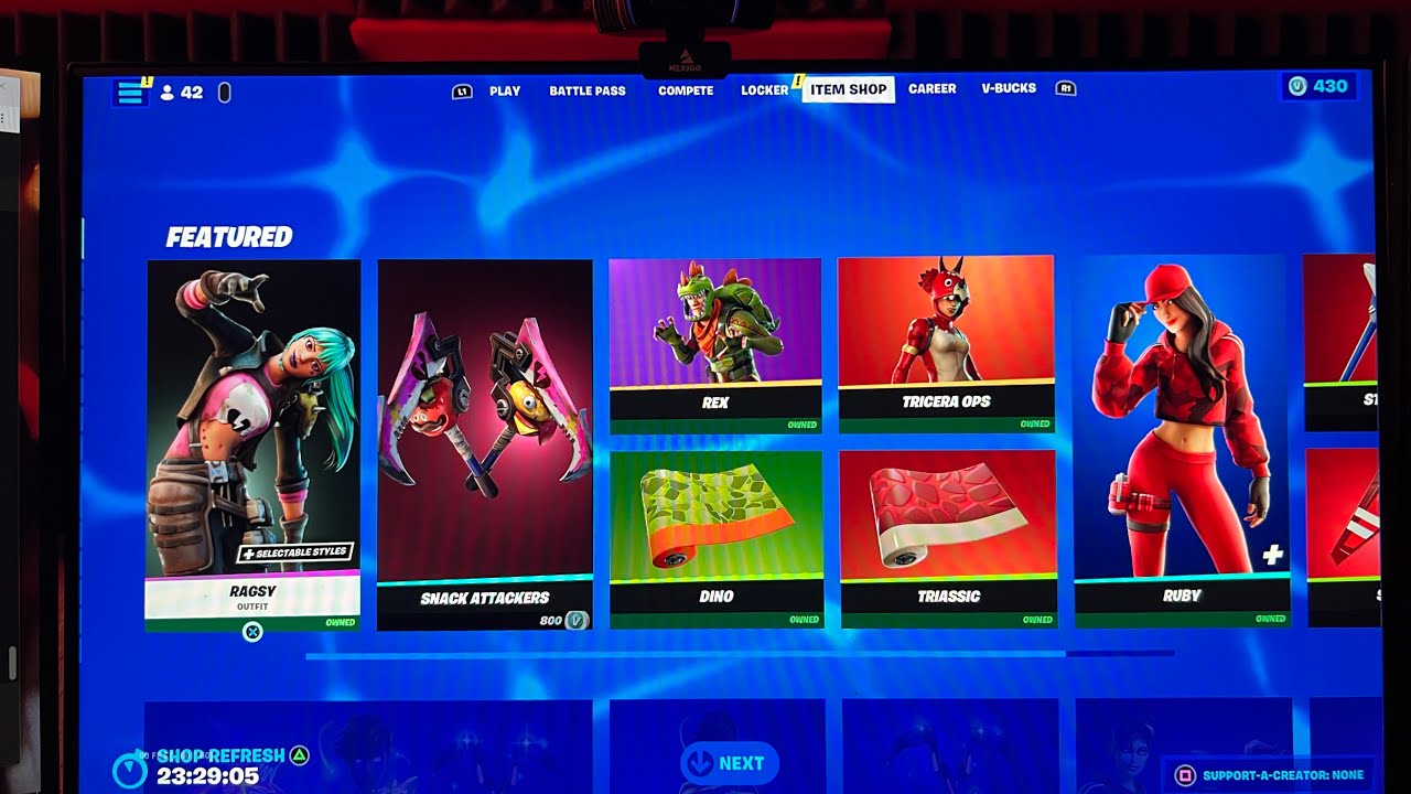 Fortnite Item Shop - (August 4th, 2022)
