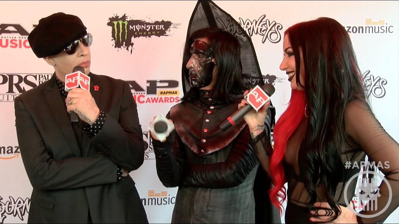 APMAs 2016 Red Carpet: MARILYN MANSON & TWIGGY RAMIREZ
