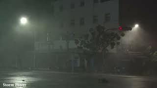 Goodbye Insomnia To Fall Asleep Fast With Terrible Hurricane And Powerful Thunder Sounds At Night screenshot 5