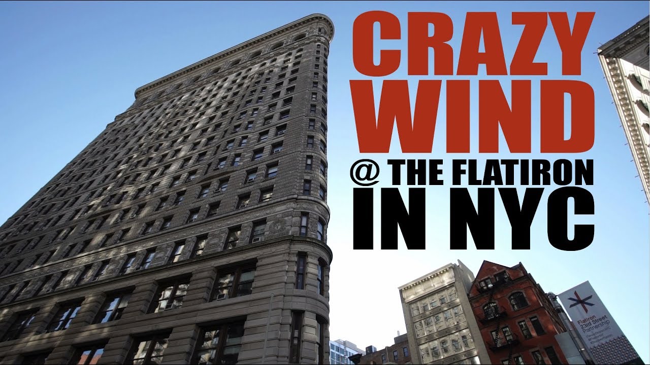 The Crazy Winds At The Flatiron Building In New York City Wind Simulation Youtube