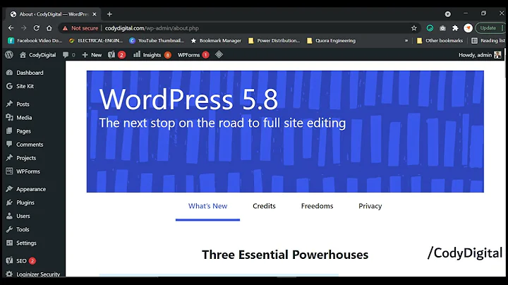How to Update WordPress version 5.8  without Losing Any Content | WordPress 5.8 Update