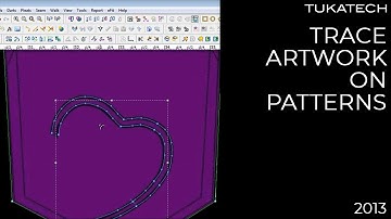 Trace Artwork on Patterns | CAD Pattern Making Tutorial | TUKAtip - TUKAdesign (2013)