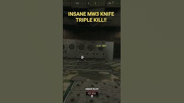 INSANE MW3 KNIFE TRIPLE KILL!!   #MW3 #COD #CALL OF DUTY