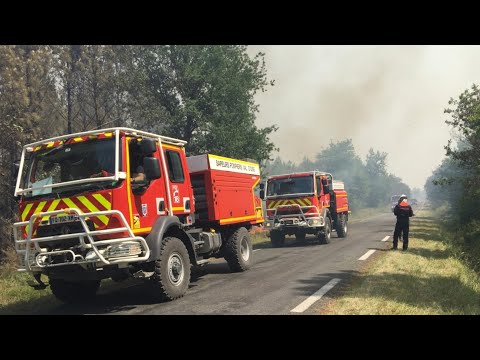 Incendies en Gironde : évacuation préventive de 8.000 personnes à La Teste-de-Buch