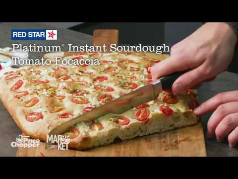 Red Star Platinum Instant Sourdough Tomato Focaccia Youtube