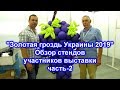 Золотая гроздь Украины 2019 - Обзор стендов участников выставки, часть 2