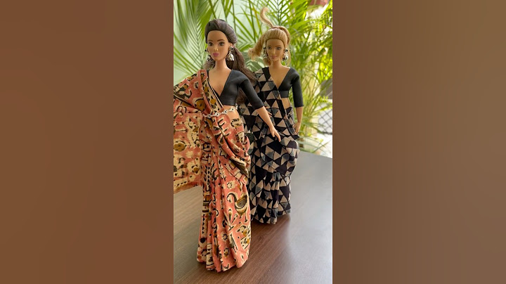 Saree Barbie🖤🖤 #doll #barbie #saree #indianfashion #bollywood #newsong #entertainment #music