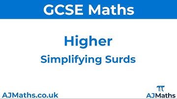Simplifying Surds | GCSE Maths