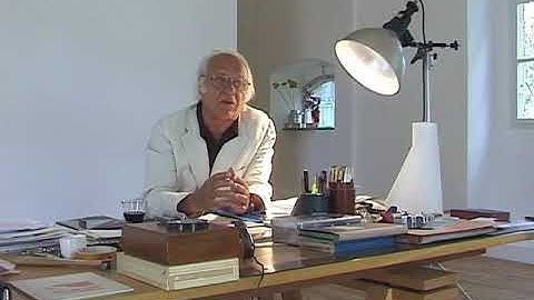 Carl Pruscha im Gespräch mit Arno Ritter im Herbst 2005