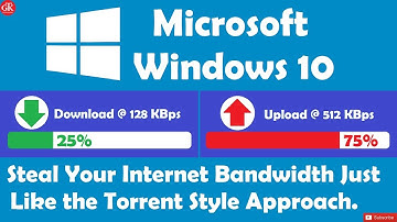 Windows 10 is Steal Your Internet Bandwidth Just Like the Torrent Style Approach