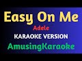 Easy on me karaoke  adele