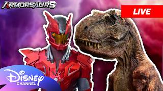 🔴 LIVE 24/7! Armorsaurs Full Episodes! 🦖⚡| Dinos and Teen Heroes Save the World | @disneychannel